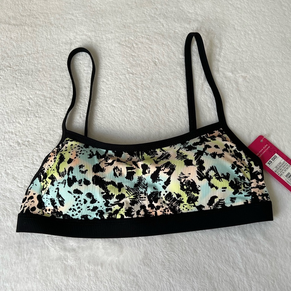 Multicolor Bikini Top (Size XS)